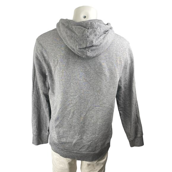 Levi's Men's Gray Cotton Long Sleeve Hooded Hoodie Sweatshirt Sweater Top Size L - Picture 2 of 4
